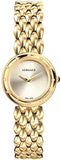 Buy Shop Versace V-Flare Quartz Silver Dial Gold Steel Strap Watch for Women - VEBN00818 USA Online