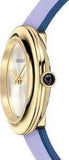 Buy Shop Versace V-Flare Silver Dial Purple Leather Strap Watch for Women - VEBN00318 USA Online