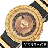 Buy Shop Versace V Metal Icon Gold Dial Black & Silver & Gold Strap Watch for Women - VLC020014 USA Online