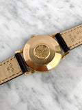 Buy Shop Versace V Metal Icon Gold Dial Brown Strap Watch for Women - VLC130016 USA Online