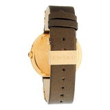 Buy Shop Versace V Metal Icon Gold Dial Brown Strap Watch for Women - VLC130016 USA Online