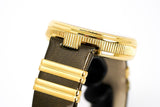 Buy Shop Versace V Metal Icon Gold Dial Brown Strap Watch for Women - VLC130016 USA Online