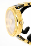 Buy Shop Versace V Metal Icon Gold Dial Brown Strap Watch for Women - VLC130016 USA Online