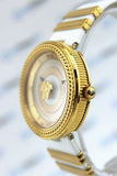 Buy Shop Versace V Metal Icon Gold Dial White & Gold Strap Watch for Women - VLC040014 USA Online