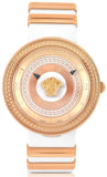 Buy Shop Versace V Metal Icon Gold Dial White & Gold Strap Watch for Women - VLC040014 USA Online