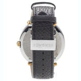 Buy Shop Versace V Metal Icon Quartz Silver Dial Brown Leather Strap Watch For Men - VQL010015 USA Online