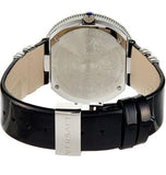 Buy Shop Versace V Metal Icon Silver Dial Black & Silver Strap Watch for Women - VLC010014 USA Online