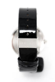 Buy Shop Versace V Metal Icon Silver Dial Black & Silver Strap Watch for Women - VLC010014 USA Online