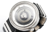 Buy Shop Versace V Metal Icon Silver Dial Black & Silver Strap Watch for Women - VLC010014 USA Online