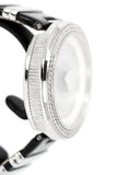 Buy Shop Versace V Metal Icon Silver Dial Black & Silver Strap Watch for Women - VLC010014 USA Online