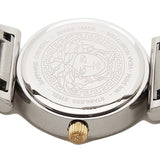 Buy Shop Versace V Metal Icon Silver Dial Silver & Grey Strap Watch for Women - VLC120016 USA Online