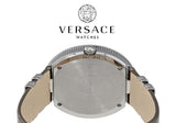 Buy Shop Versace V Metal Icon Silver Dial Silver & Grey Strap Watch for Women - VLC120016 USA Online