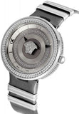 Buy Shop Versace V Metal Icon Silver Dial Silver & Grey Strap Watch for Women - VLC120016 USA Online