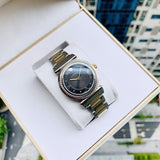 Buy Shop Versace V-Motif Black Dial Two Tone Steel Strap Watch for Women - VERE00518 USA Online
