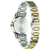 Buy Shop Versace V-Motif Black Dial Two Tone Steel Strap Watch for Women - VERE00518 USA Online