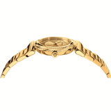 Buy Shop Versace V-Motif Gold Dial Gold Steel Strap Watch for Women - VERE00618 USA Online