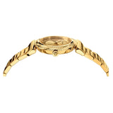 Buy Shop Versace V-Motif Gold Dial Gold Steel Strap Watch for Women - VERE00618 USA Online
