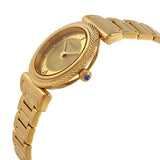 Buy Shop Versace V-Motif Gold Dial Gold Steel Strap Watch for Women - VERE00618 USA Online