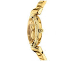 Buy Shop Versace V-Motif Gold Dial Gold Steel Strap Watch for Women - VERE00618 USA Online