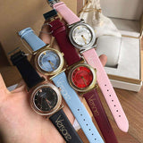 Buy Shop Versace V-Motif Grey Dial Blue Leather Strap Watch for Women - VERE00318 USA Online