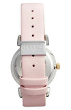 Buy Shop Versace V-Motif Silver Dial Pink Leather Strap Watch for Women - VERE00118 USA Online