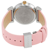 Buy Shop Versace V-Motif Silver Dial Pink Leather Strap Watch for Women - VERE00118 USA Online