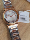 Buy Shop Versace V-Motif Silver Dial Two Tone Steel Strap Watch for Women - VERE00718 USA Online