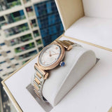 Buy Shop Versace V-Motif Silver Dial Two Tone Steel Strap Watch for Women - VERE00718 USA Online