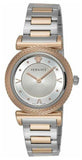 Buy Shop Versace V-Motif Silver Dial Two Tone Steel Strap Watch for Women - VERE00718 USA Online