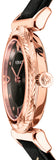 Buy Shop Versace V-Motif Vintage Logo Black Dial Black Leather Strap Watch for Women - VERE00818 USA Online