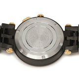 Buy Shop Versace V-Race Analog Quartz Black Dial Two Tone Steel Strap Watch For Men - VEBV00619 USA Online