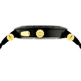 Buy Shop Versace V-Race Analog Quartz Black Dial Two Tone Steel Strap Watch For Men - VEBV00619 USA Online