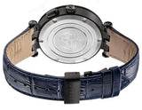 Buy Shop Versace V Race Chronograph Quartz Blue Dial Blue Leather Strap Watch For Men - VEBV00419 USA Online