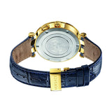 Buy Shop Versace V-Race Multifunction Quartz Blue Dial Blue Leather Strap Watch For Men - VEBV00219 USA Online