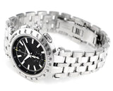 Buy Shop Versace V-Race Sport Black Dial Silver Steel Strap Watch for Men - VAH010016 USA Online