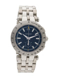 Buy Shop Versace V-Race Sport Black Dial Silver Steel Strap Watch for Men - VAH010016 USA Online