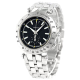 Buy Shop Versace V-Race Sport Black Dial Silver Steel Strap Watch for Men - VAH010016 USA Online