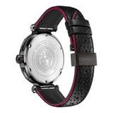 Buy Shop Versace V-Racer Aion Chronograph Black Dial Black Leather Strap Watch for Men - VBR030017 USA Online