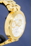 Buy Shop Versace V Racer Chronograph White Dial Gold Steel Strap Watch for Men - VBR060017 USA Online