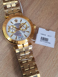 Buy Shop Versace V Racer Chronograph White Dial Gold Steel Strap Watch for Men - VBR060017 USA Online