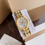 Buy Shop Versace V Racer Chronograph White Dial Gold Steel Strap Watch for Men - VBR060017 USA Online