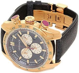 Buy Shop Versace V-Ray Blue Chronograph Blue Dial Blue Leather Strap Watch for Men - VDB030014 USA Online