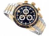 Buy Shop Versace V-Ray Chronograph Black Dial Two Tone Steel Strap Watch For Men - VE2I00421 USA Online