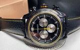 Buy Shop Versace V Ray Chronograph Grey Dial Black Leather Strap Watch for Men - VDB020014 USA Online