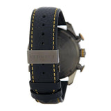Buy Shop Versace V Ray Chronograph Grey Dial Black Leather Strap Watch for Men - VDB020014 USA Online