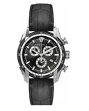 Buy Shop Versace V Ray Chronograph Quartz Black Dial Black Leather Strap Watch For Men - VE2I00121 USA Online