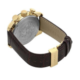 Buy Shop Versace V-Ray Chronograph Quartz Black Dial Brown Leather Strap Watch For Men - VEDB00318 USA Online