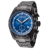 Buy Shop Versace V-Ray Chronograph Quartz Blue Dial Black Steel Strap Watch For Men - VE2I00521 USA Online