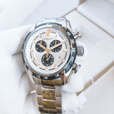 Buy Shop Versace V-Ray Chronograph Quartz Silver Dial Silver Steel Strap Watch For Men - VE2I00321 USA Online