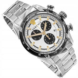 Buy Shop Versace V-Ray Chronograph Quartz Silver Dial Silver Steel Strap Watch For Men - VE2I00321 USA Online